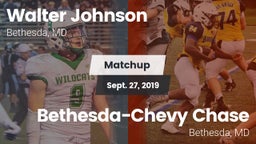 Matchup: Walter Johnson High vs. Bethesda-Chevy Chase  2019