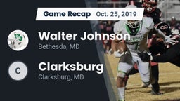 Recap: Walter Johnson  vs. Clarksburg  2019