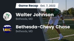 Recap: Walter Johnson  vs. Bethesda-Chevy Chase  2022