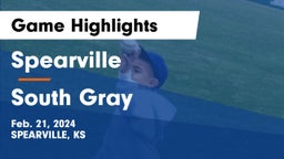 Spearville  vs South Gray  Game Highlights - Feb. 21, 2024