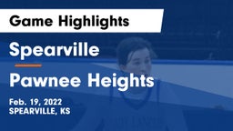 Spearville  vs Pawnee Heights Game Highlights - Feb. 19, 2022