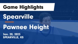 Spearville  vs Pawnee Height Game Highlights - Jan. 20, 2023