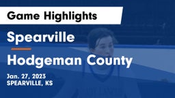 Spearville  vs Hodgeman County  Game Highlights - Jan. 27, 2023