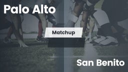 Matchup: Palo Alto High vs. San Benito  2016