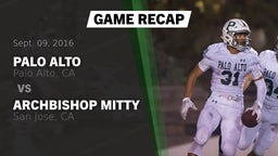 Recap: Palo Alto  vs. Archbishop Mitty  2016