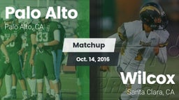 Matchup: Palo Alto High vs. Wilcox  2016