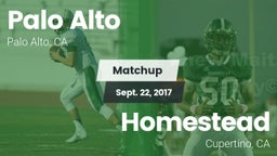 Matchup: Palo Alto High vs. Homestead  2017