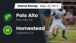 Recap: Palo Alto  vs. Homestead  2017