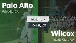 Matchup: Palo Alto High vs. Wilcox  2017