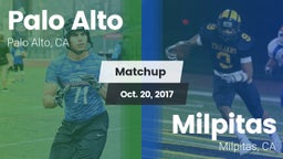 Matchup: Palo Alto High vs. Milpitas  2017