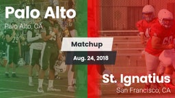 Matchup: Palo Alto High vs. St. Ignatius  2018