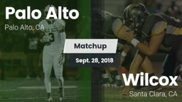 Matchup: Palo Alto High vs. Wilcox  2018