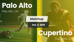 Matchup: Palo Alto High vs. Cupertino  2018