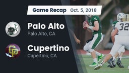 Recap: Palo Alto  vs. Cupertino  2018