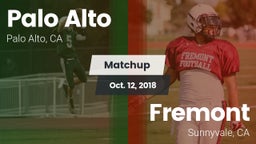 Matchup: Palo Alto High vs. Fremont  2018