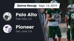 Recap: Palo Alto  vs. Pioneer  2019