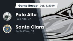 Recap: Palo Alto  vs. Santa Clara  2019