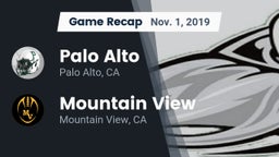 Recap: Palo Alto  vs. Mountain View  2019
