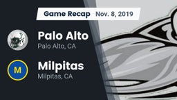 Recap: Palo Alto  vs. Milpitas  2019