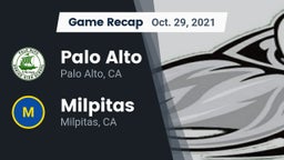 Recap: Palo Alto  vs. Milpitas  2021