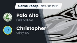 Recap: Palo Alto  vs. Christopher  2021