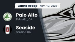 Recap: Palo Alto  vs. Seaside  2023