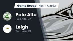 Recap: Palo Alto  vs. Leigh  2023