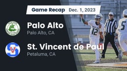 Recap: Palo Alto  vs. St. Vincent de Paul 2023