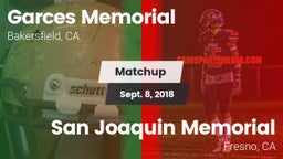 Matchup: Garces  vs. San Joaquin Memorial  2018