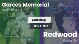 Matchup: Garces  vs. Redwood  2018