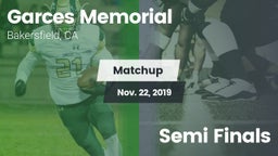 Matchup: Garces  vs. Semi Finals 2019