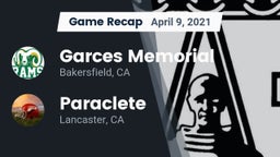 Recap: Garces Memorial  vs. Paraclete  2021