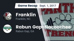 Recap: Franklin  vs. Rabun Gap-Nacoochee  2017