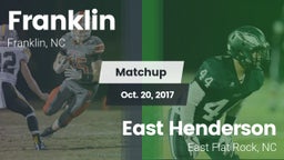 Matchup: Franklin  vs. East Henderson  2017