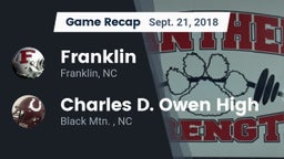 Recap: Franklin  vs. Charles D. Owen High 2018