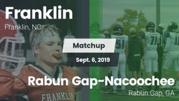 Matchup: Franklin  vs. Rabun Gap-Nacoochee  2019