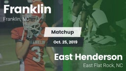 Matchup: Franklin  vs. East Henderson  2019