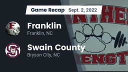 Recap: Franklin  vs. Swain County  2022