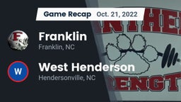 Recap: Franklin  vs. West Henderson  2022