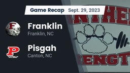 Recap: Franklin  vs. Pisgah  2023