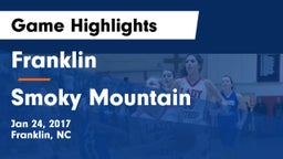 Franklin  vs Smoky Mountain  Game Highlights - Jan 24, 2017
