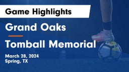 Grand Oaks  vs Tomball Memorial  Game Highlights - March 28, 2024