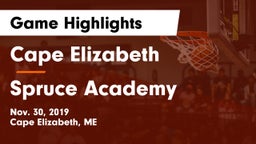 Cape Elizabeth  vs Spruce Academy Game Highlights - Nov. 30, 2019