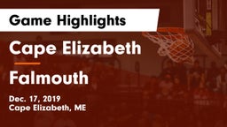 Cape Elizabeth  vs Falmouth  Game Highlights - Dec. 17, 2019