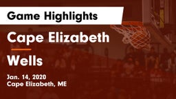 Cape Elizabeth  vs Wells  Game Highlights - Jan. 14, 2020