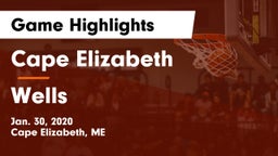 Cape Elizabeth  vs Wells  Game Highlights - Jan. 30, 2020