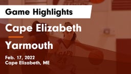 Cape Elizabeth  vs Yarmouth  Game Highlights - Feb. 17, 2022