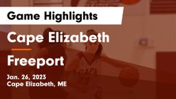 Cape Elizabeth  vs Freeport  Game Highlights - Jan. 26, 2023