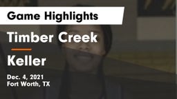 Timber Creek  vs Keller  Game Highlights - Dec. 4, 2021