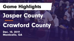Jasper County  vs Crawford County Game Highlights - Dec. 10, 2019